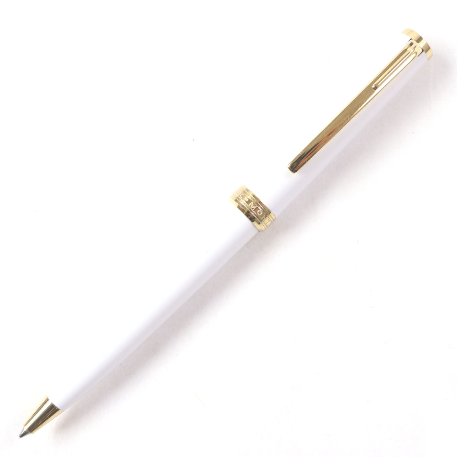 MONTBLANC モンブラン ジェネレーション ホワイトスター ツイスト式 ボールペン ホワイト ゴールド ドイツ製 メンズ 筆記 済み