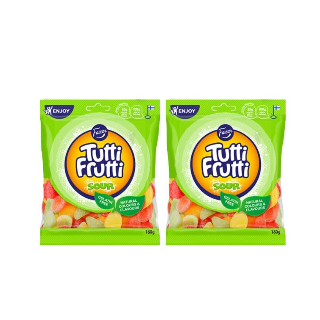 フィンランドのお菓子 ファッツェル トゥッティフルッティサワーグミ 2個セット - メルカリ