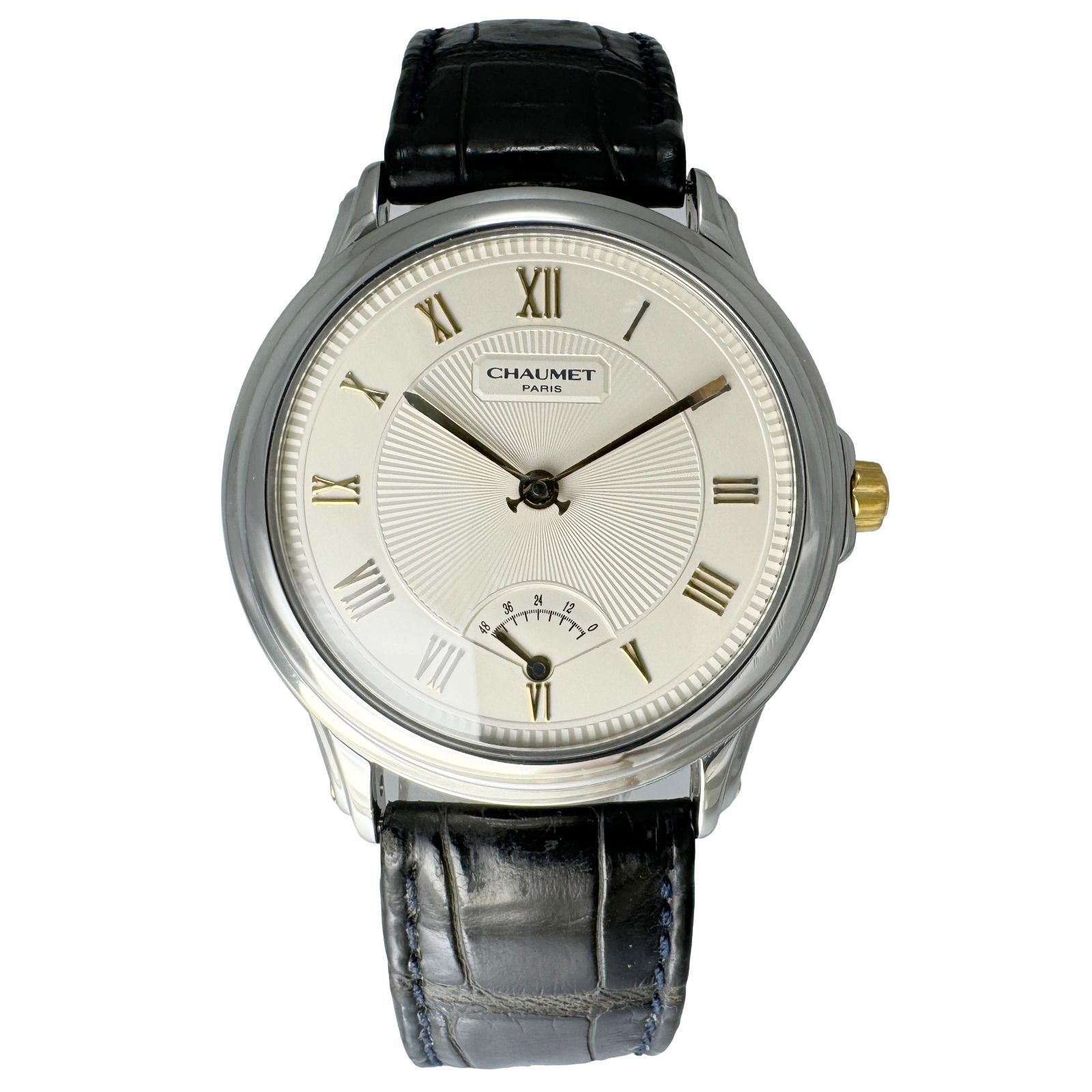 ショーメ CHAUMET☆アクィラ 】パワーリザーブ 22A 681 中古 メンズ 