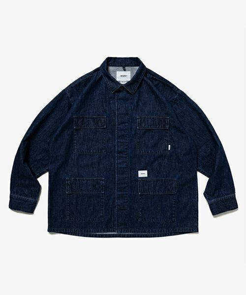 WTAPS＞JMOD / LS / COTTON. DENIM. PASTHG ジャケット 231WVDT