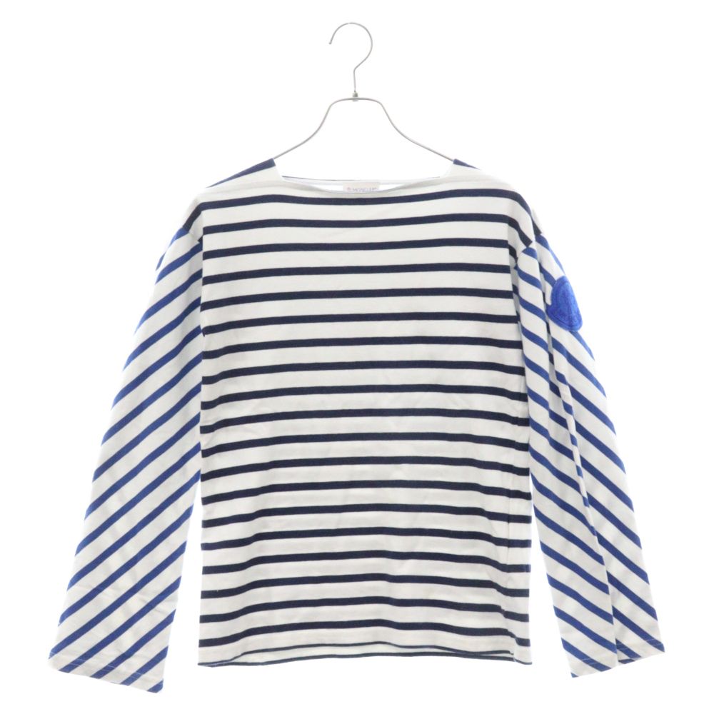 MONCLER (モンクレール) 19SS MAGLIA GIROCOLLO ロゴパッチ付き 