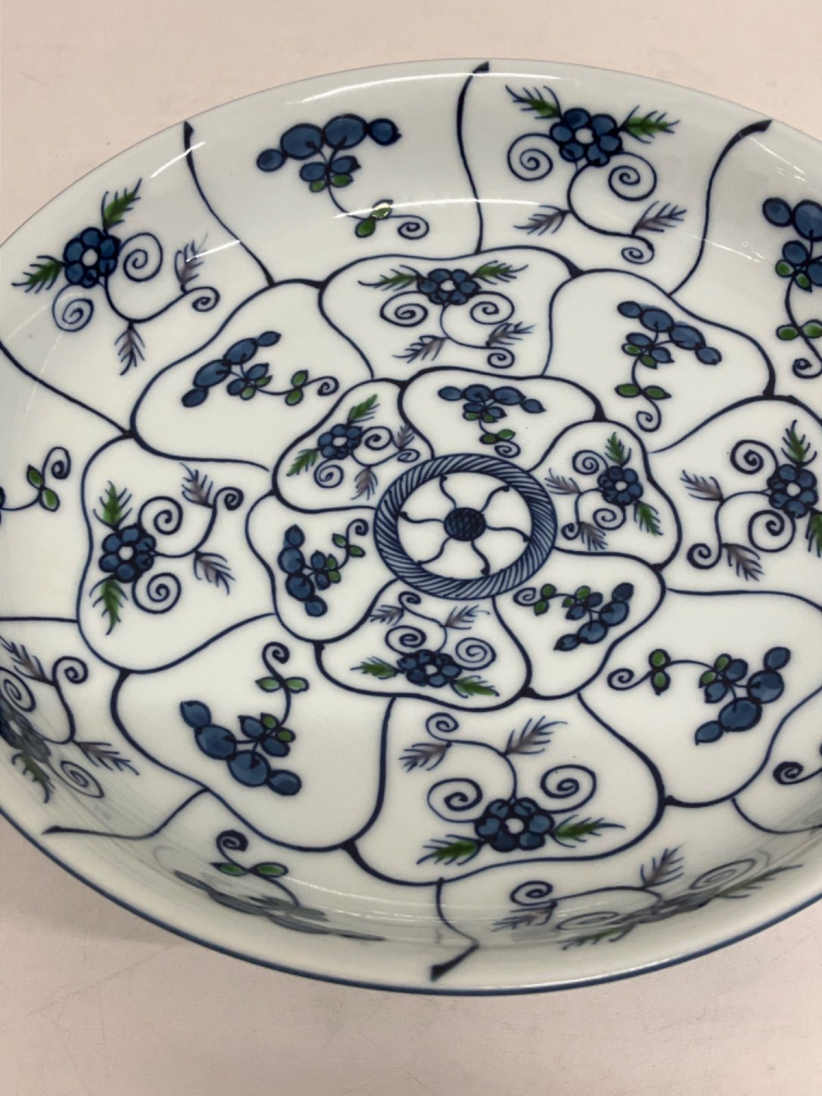 有田焼 源右衛門 源右衛門窯 染錦なずな紋 中皿 深皿 - メルカリ