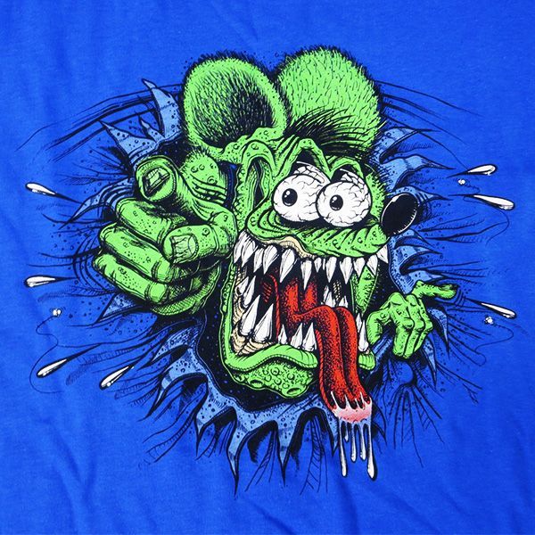'90 ラットフィンク【RAT FINK】Tシャツ GILDAN Ultra Cotton Rat Fink T-Shirts ラットフィンク | FANCLUB