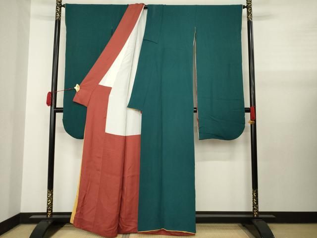 平和屋着物▽ファッションデザイナー 花井幸子 振袖・長襦袢(袷