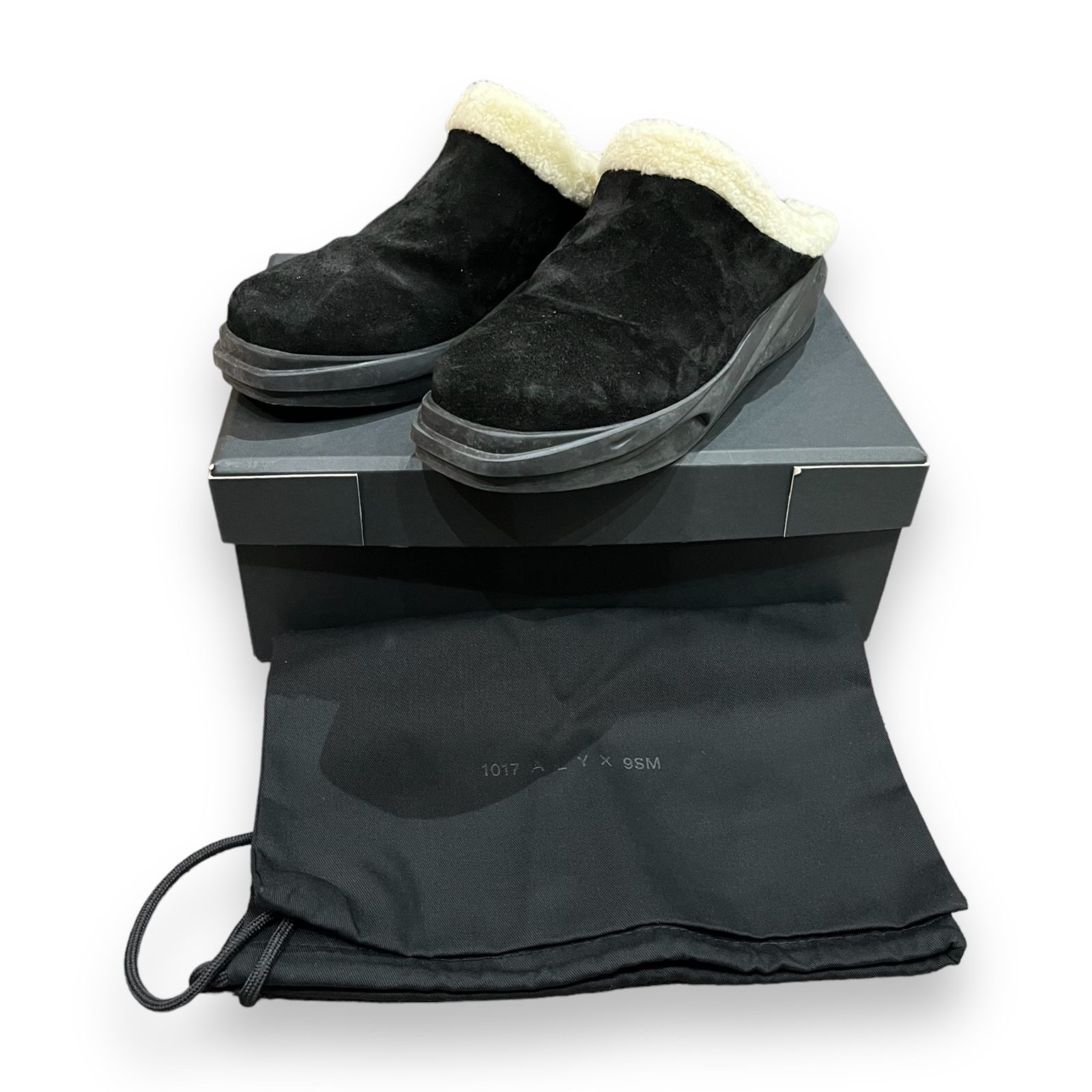 1017 ALYX 9SM SHEARLING MONO MULE モノ ボア シューズ サンダル