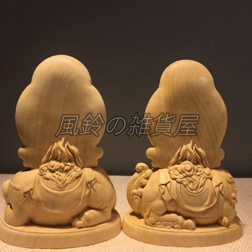 文殊菩薩像　木彫 文殊菩薩の木彫り彫刻・仏像の販売ページです。