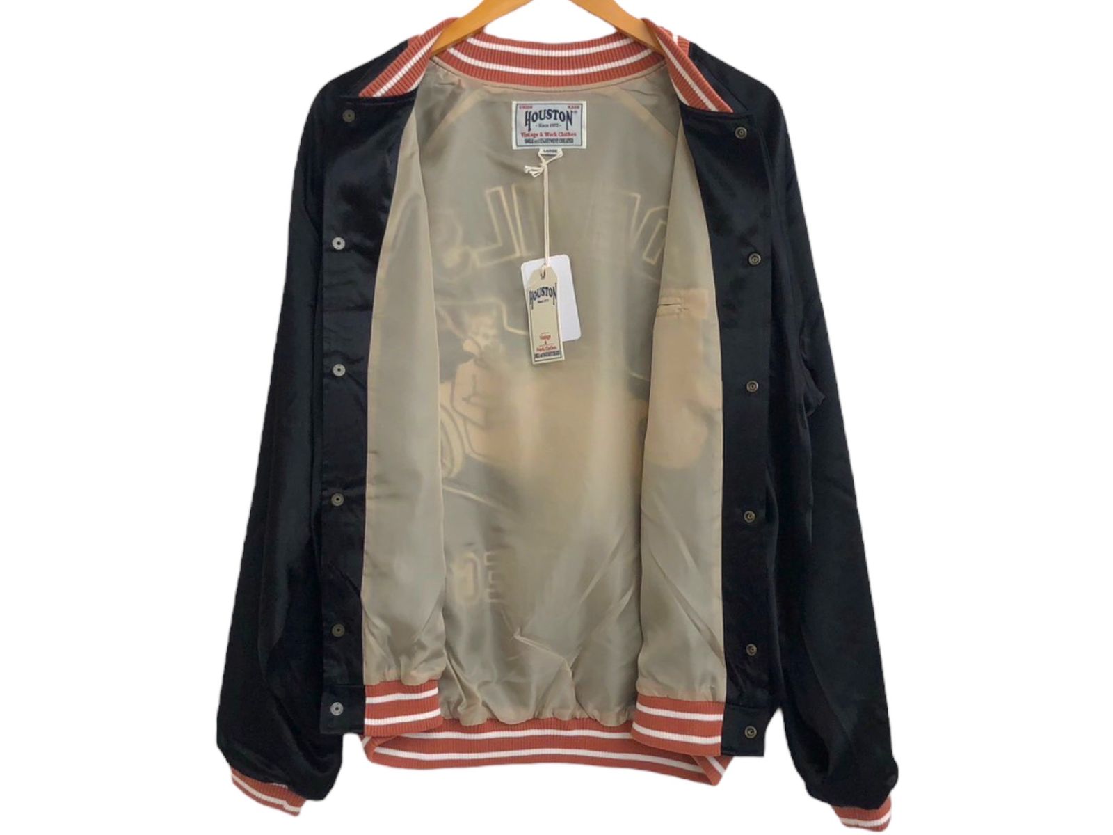 HOUSTON (ヒューストン) RAYON AWARD JACKET（DEVILS）レーヨン