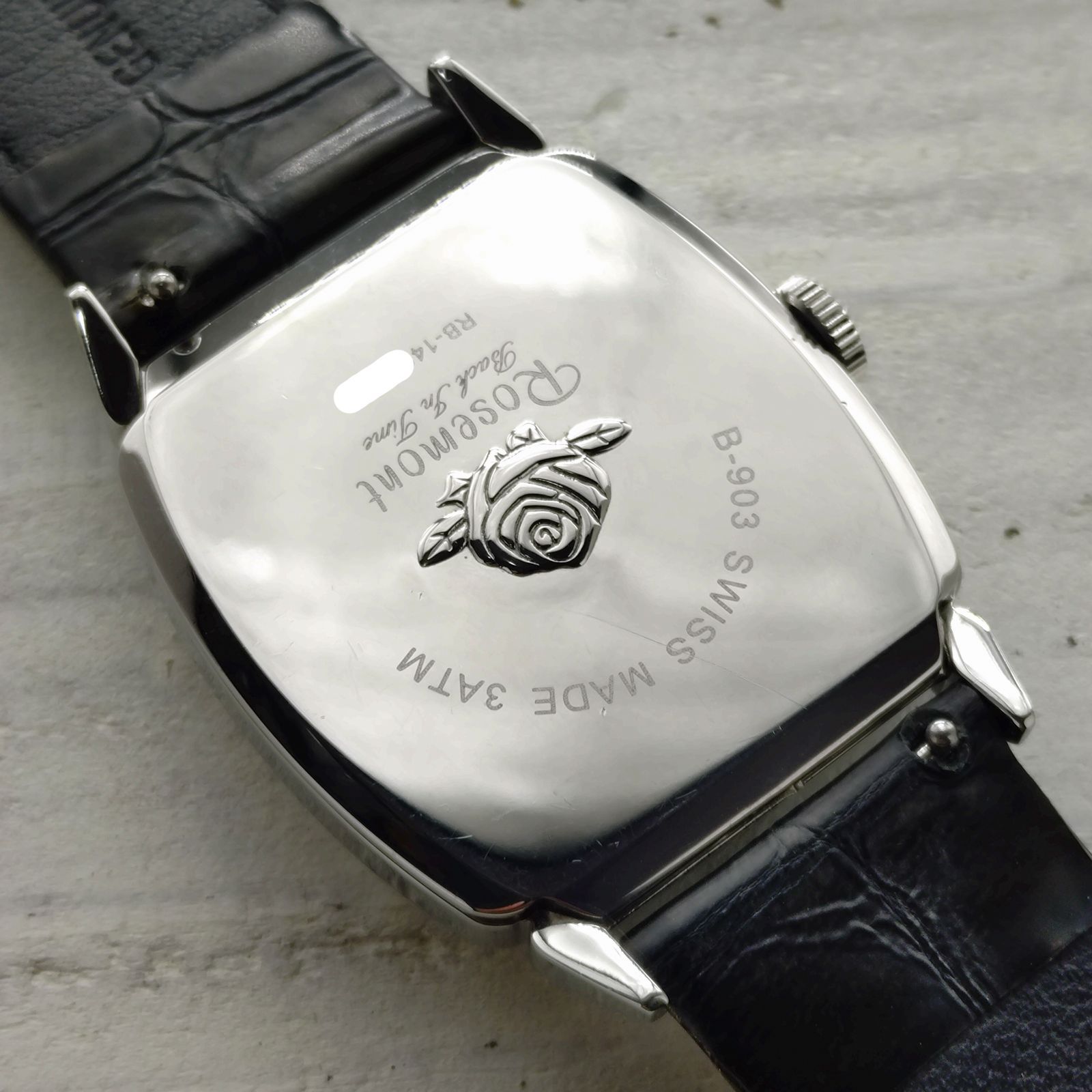 Rosemont Back In Time】 ロゼモン B903 メンズ クオーツ 中古 稼働品