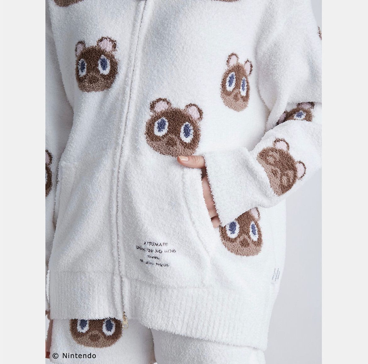 メルカリ便】ジェラートピケ あつ森 つぶまめ ジャガードパーカ