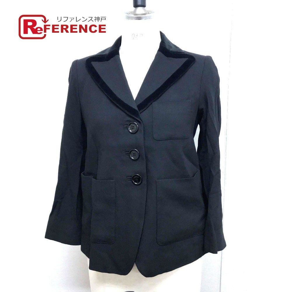 R341/美品 SONIA RYKIEL テーラードジャケット カシミヤ混 44 R341/美品 SONIA RYKIEL テーラードジャケット カシミヤ混 44