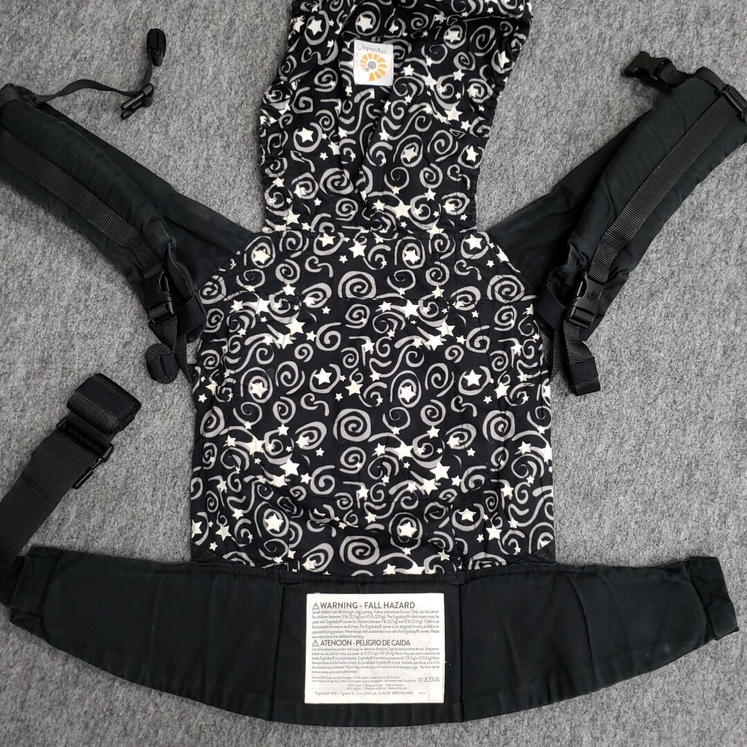エルゴベビーナイトスカイ(インサート付) 中古 ブラックスター