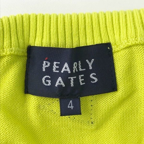 PEARLY GATES パーリーゲイツ ニット ジップジャケット 4 