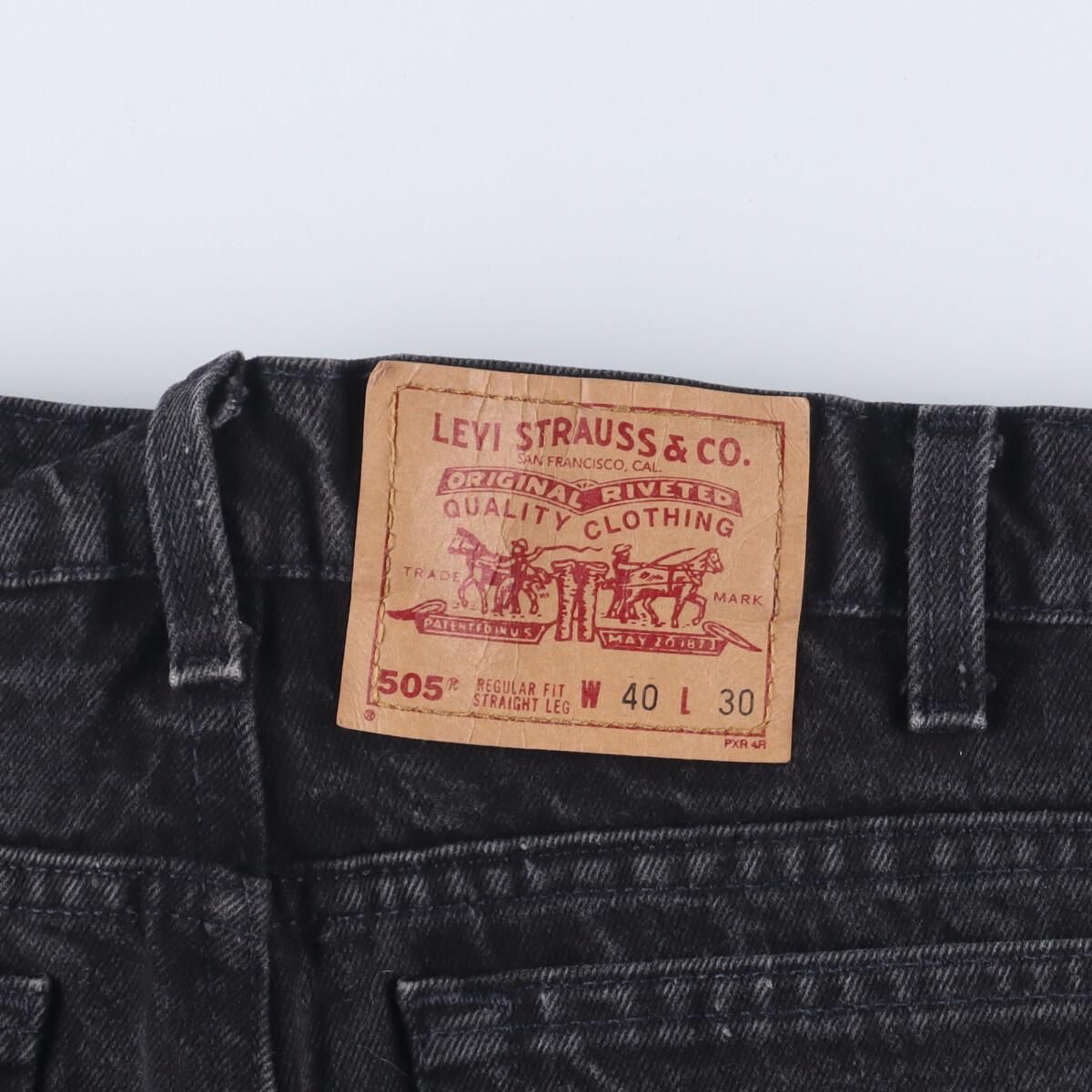 古着 90年代 リーバイス Levi's 505 REGULAR FIT STRAIGHT LEG ...