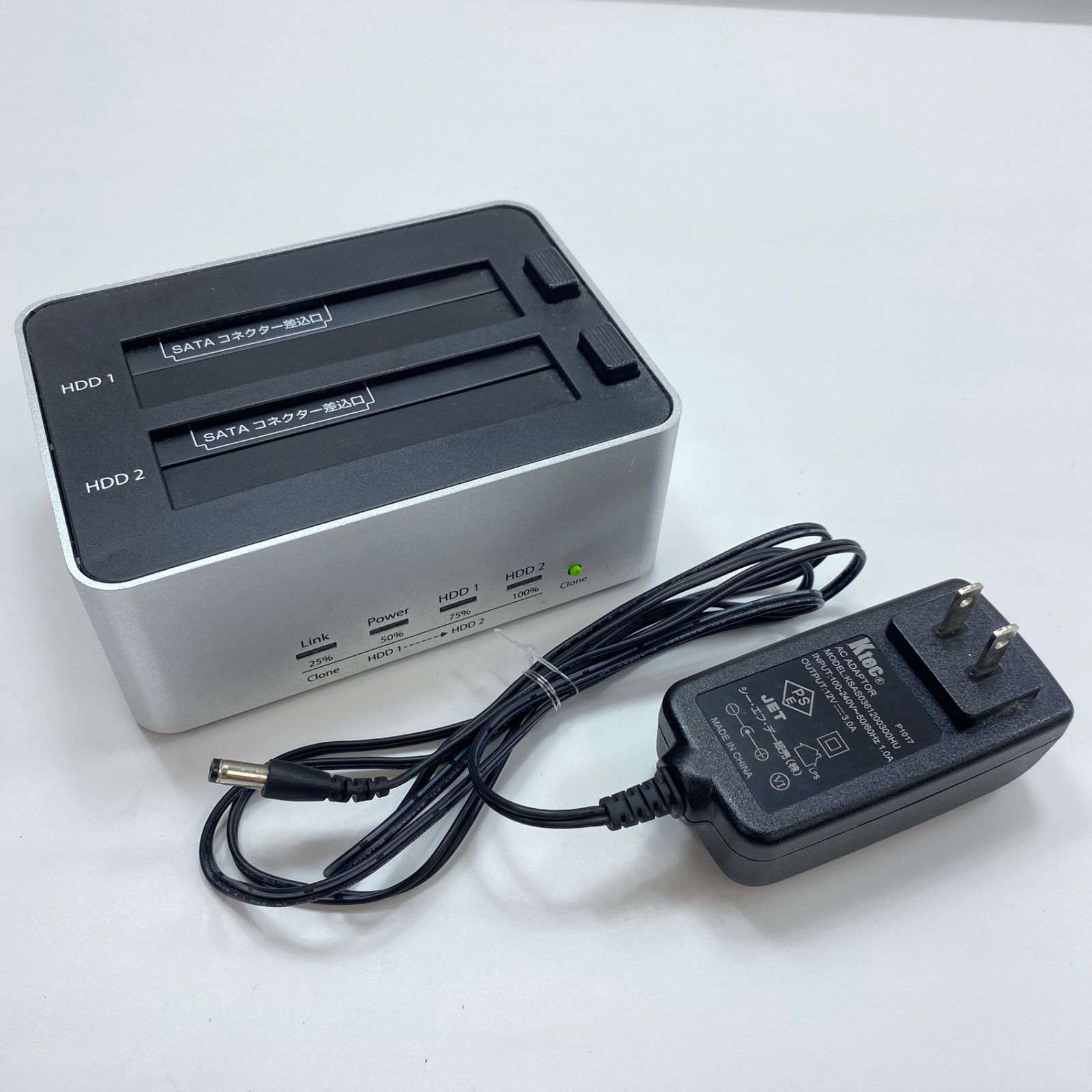 KURO-DACHI/CLONE/U3 HDD/SSDケース 2.5型＆3.5型SATA HDD