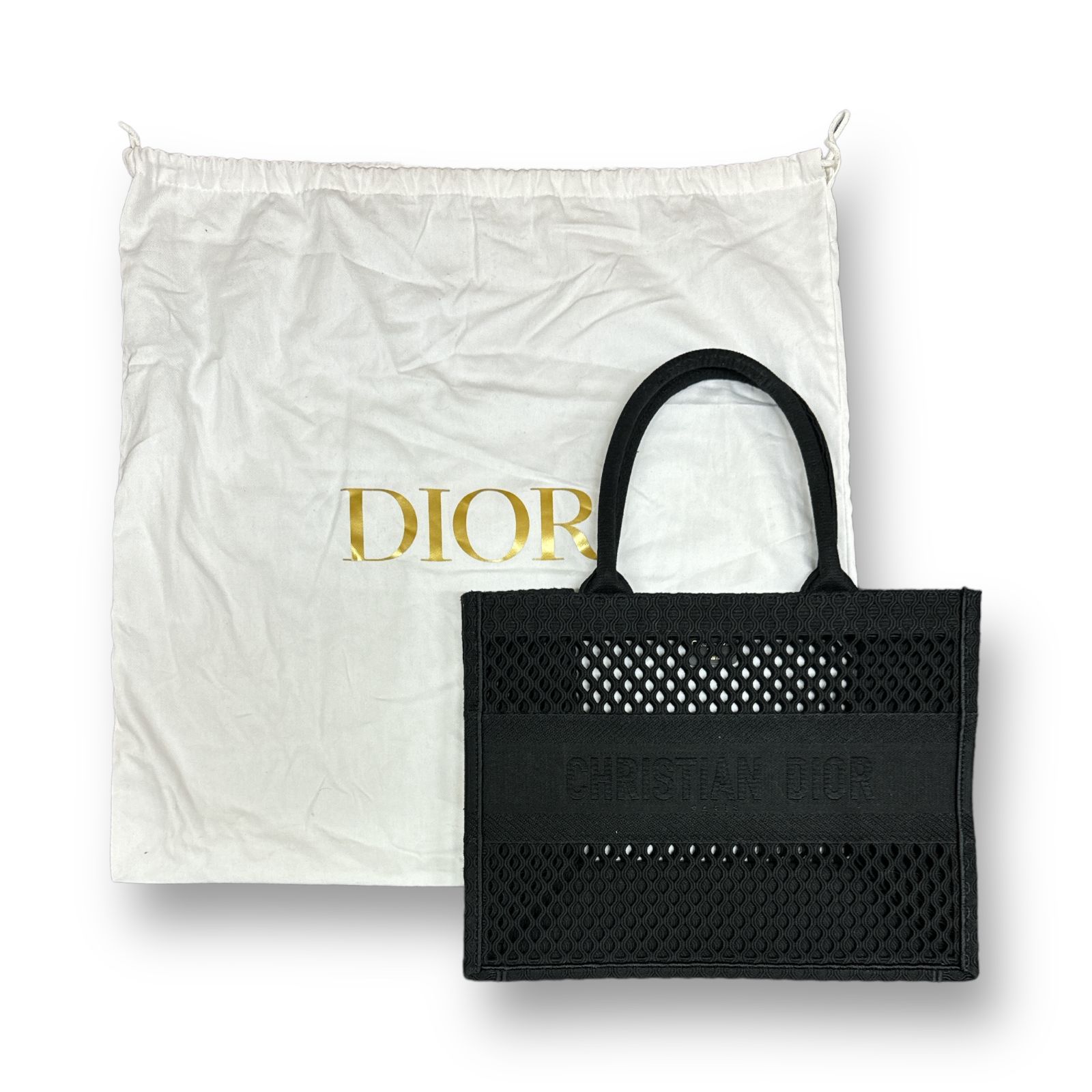 Christian Dior ディオール ブックトート Dior Book Tote (美品)クリスチャン ディオール Christian ブック
