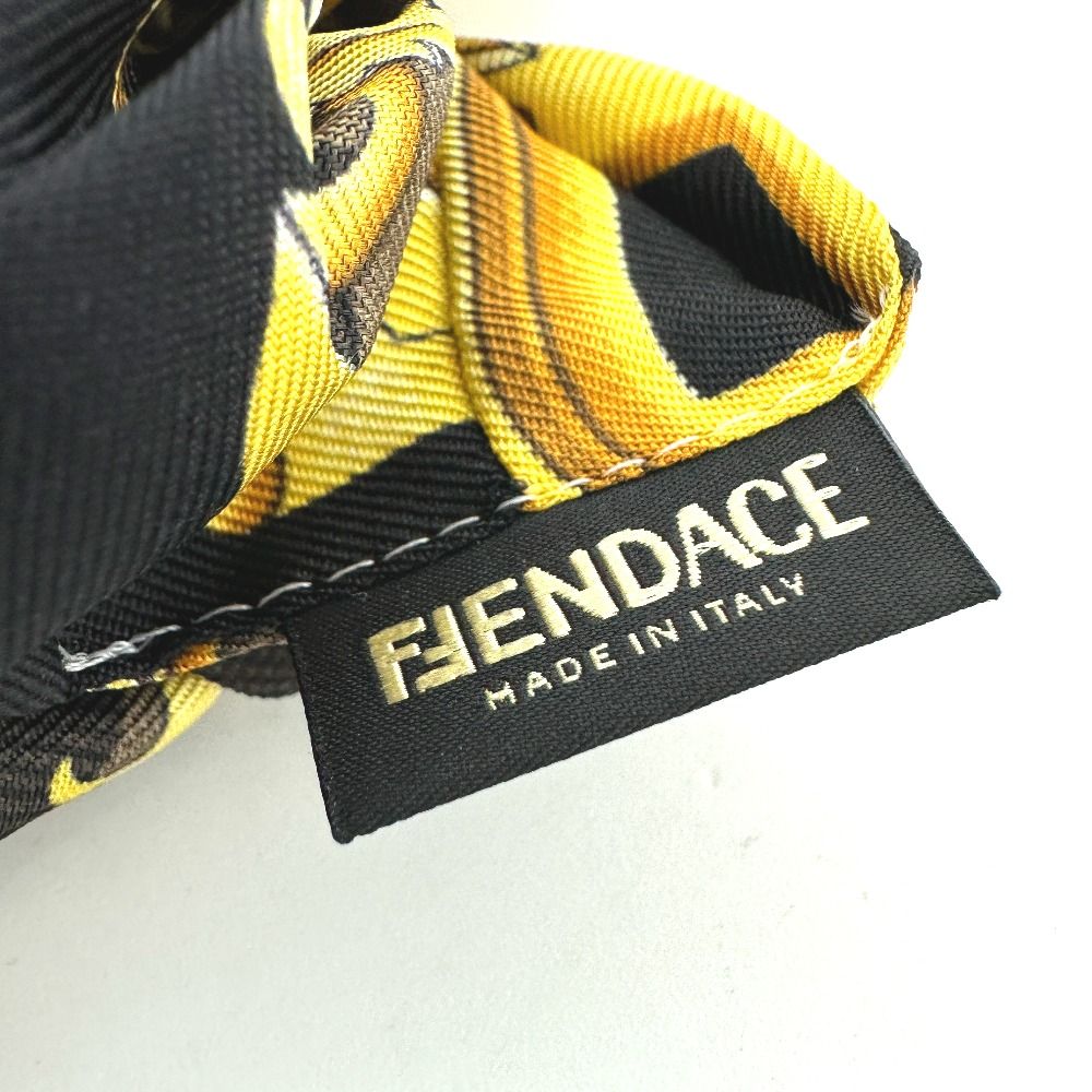 美品 FENDACE シュシュ FENDI フェンディ シュシュ フェンダーチェ FENDACE シルク