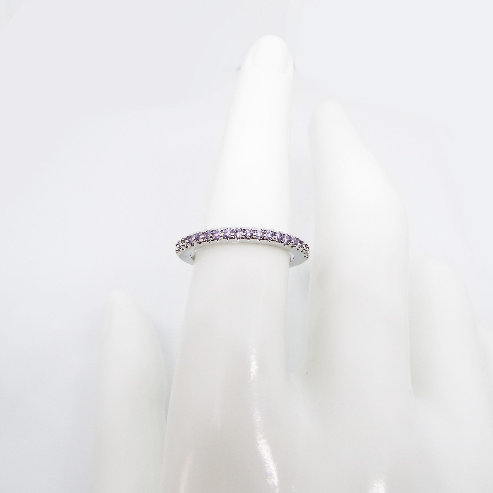 パープル ジルコニア リング レディース 指輪 CZ プレゼント 女性 ブランド 送料無料 指輪 リング 紫 パープル ジルコニア