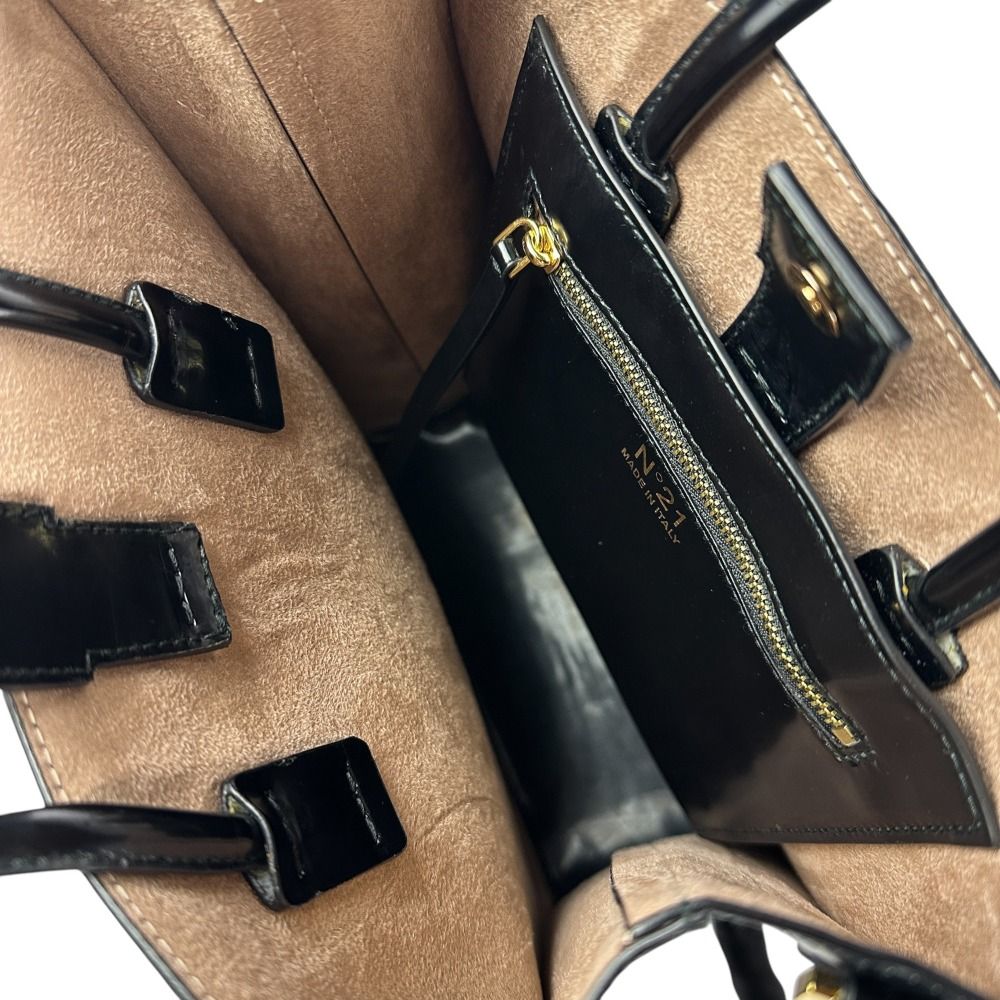 美品 22SS N°21 ヌメロヴェントゥーノ ホリゾンタルショッパー 2WAY 