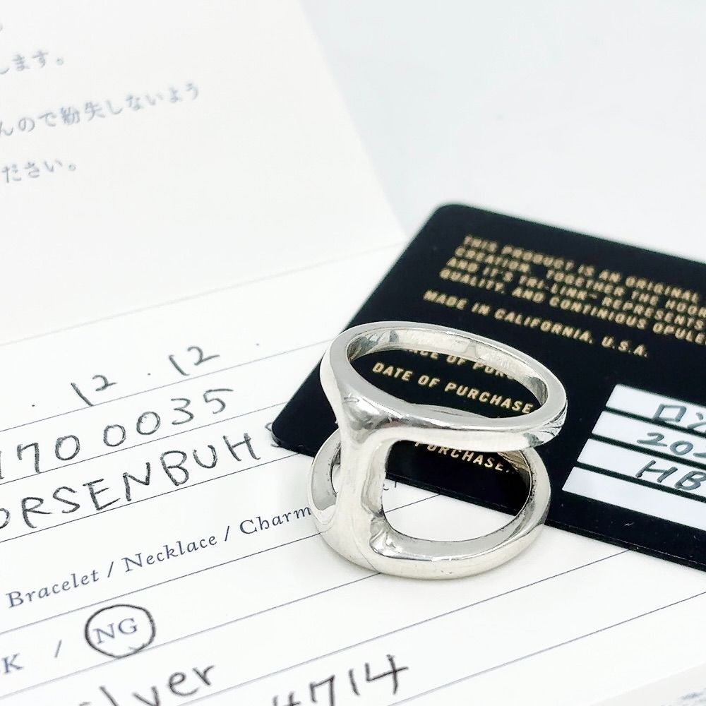 HOORSENBUHS DAME PHANTOM 9 18号 Silver 925 シルバー925 ホーセン