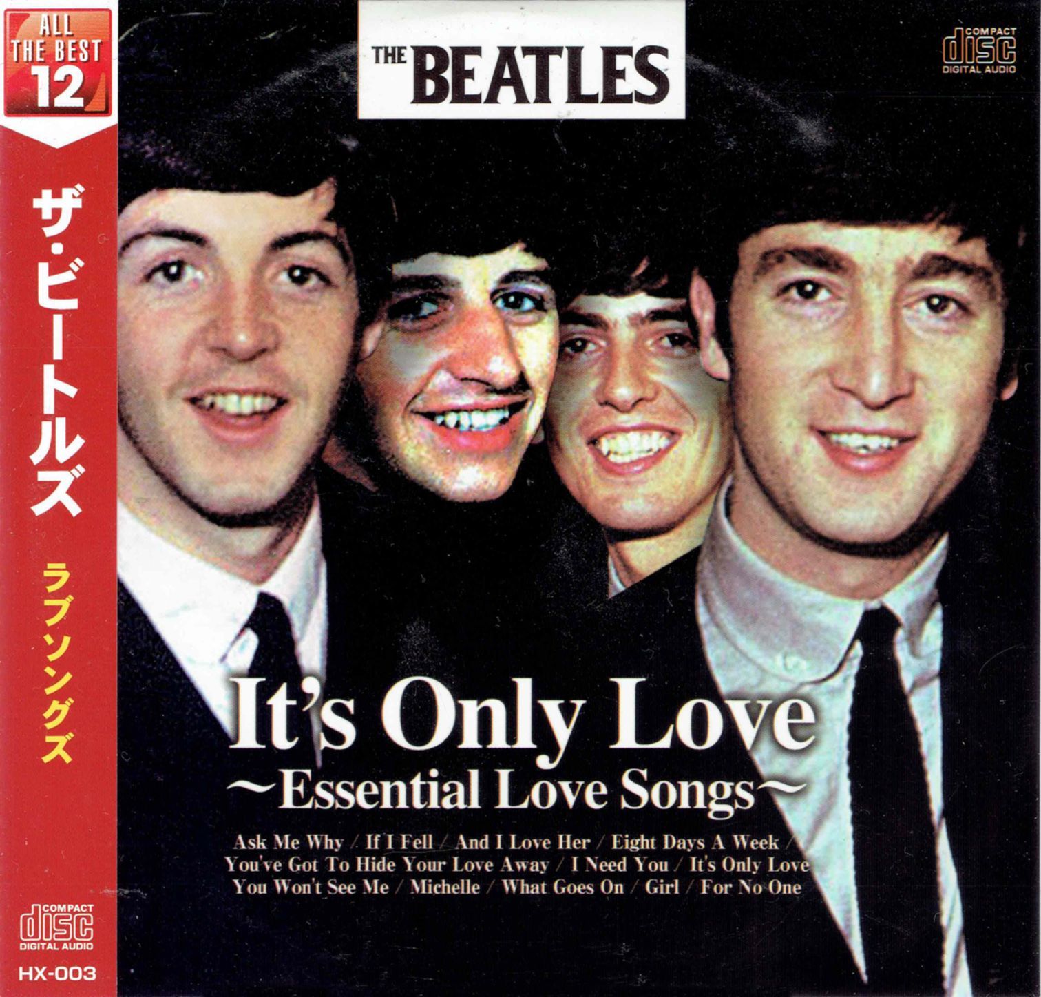 【３９９円ショップ】　ザ・ビートルズ　ラブソングズ　THE BEATLES It's Only Love ～ Essential Love Songs  ～　CD