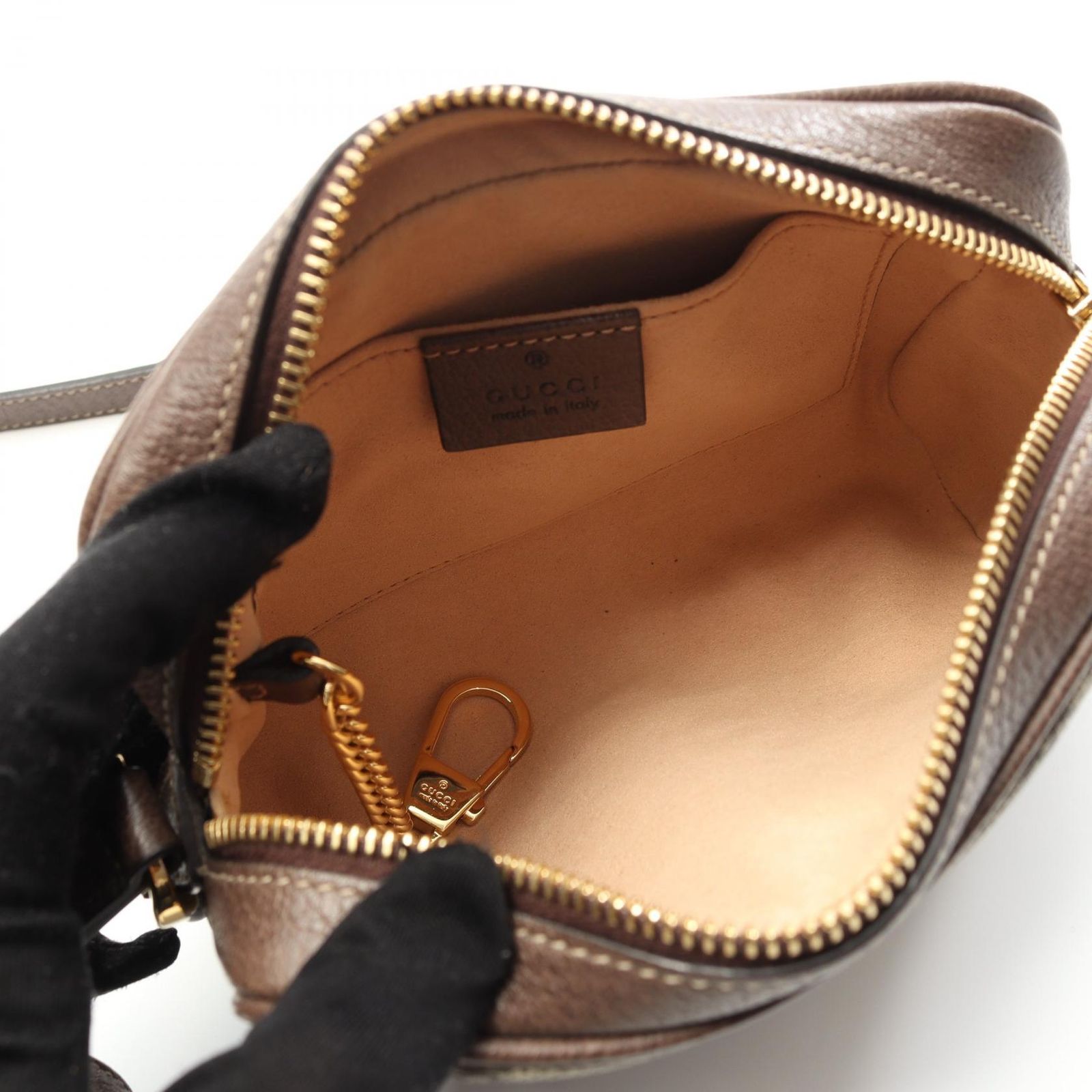 グッチ GUCCI ショルダーバッグ オフィディア ベージュ PVC