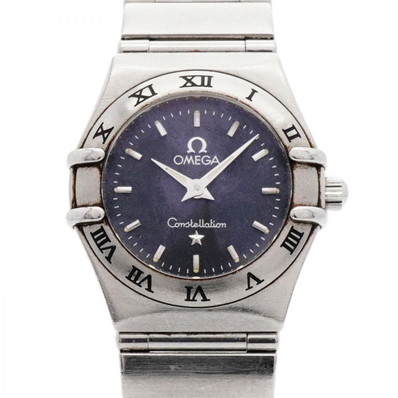 オメガ コンステレーション 1562.40 ネイビー文字盤腕時計 レディース