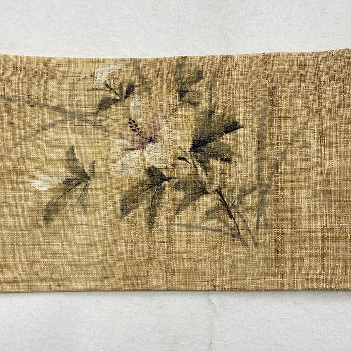 名古屋帯 名品 夏帯 草花 薄茶色 麻 【中古】 - メルカリ