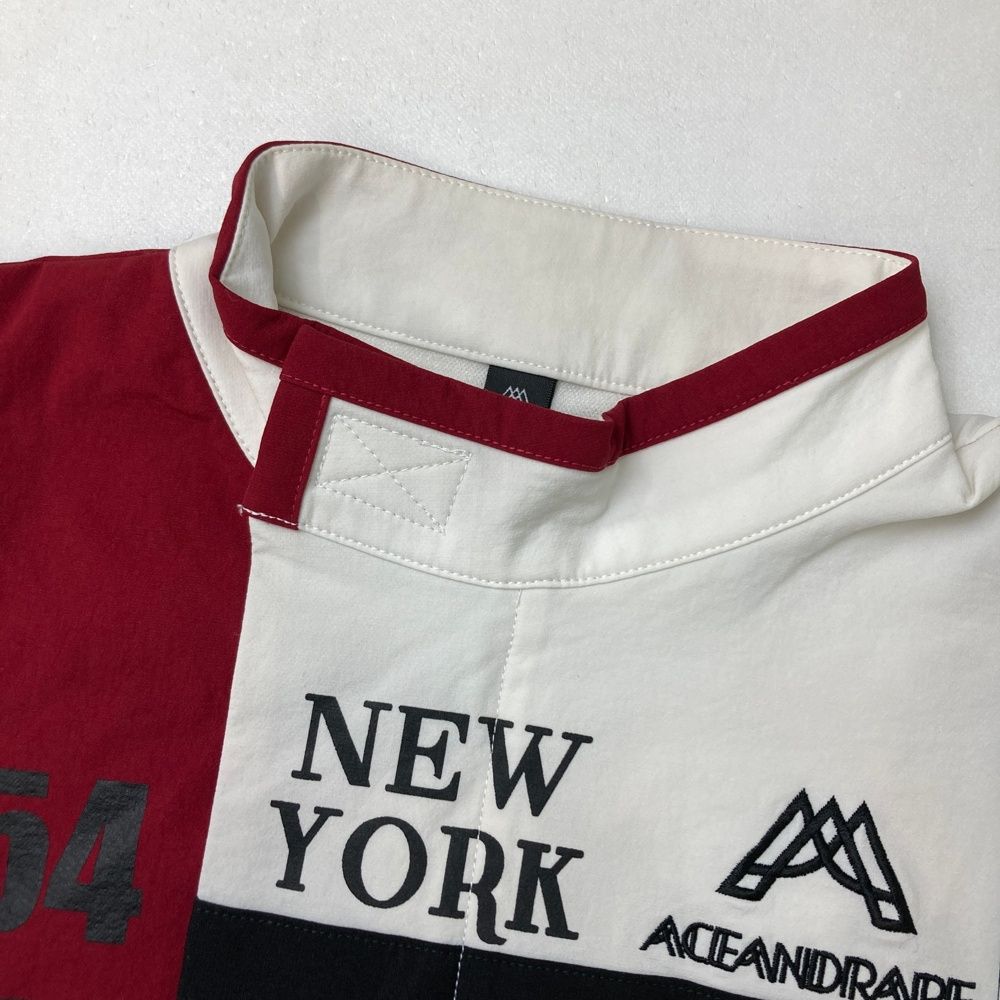 サイズ：162T ACEANDRARE エースアンドレア ジップベスト レッド