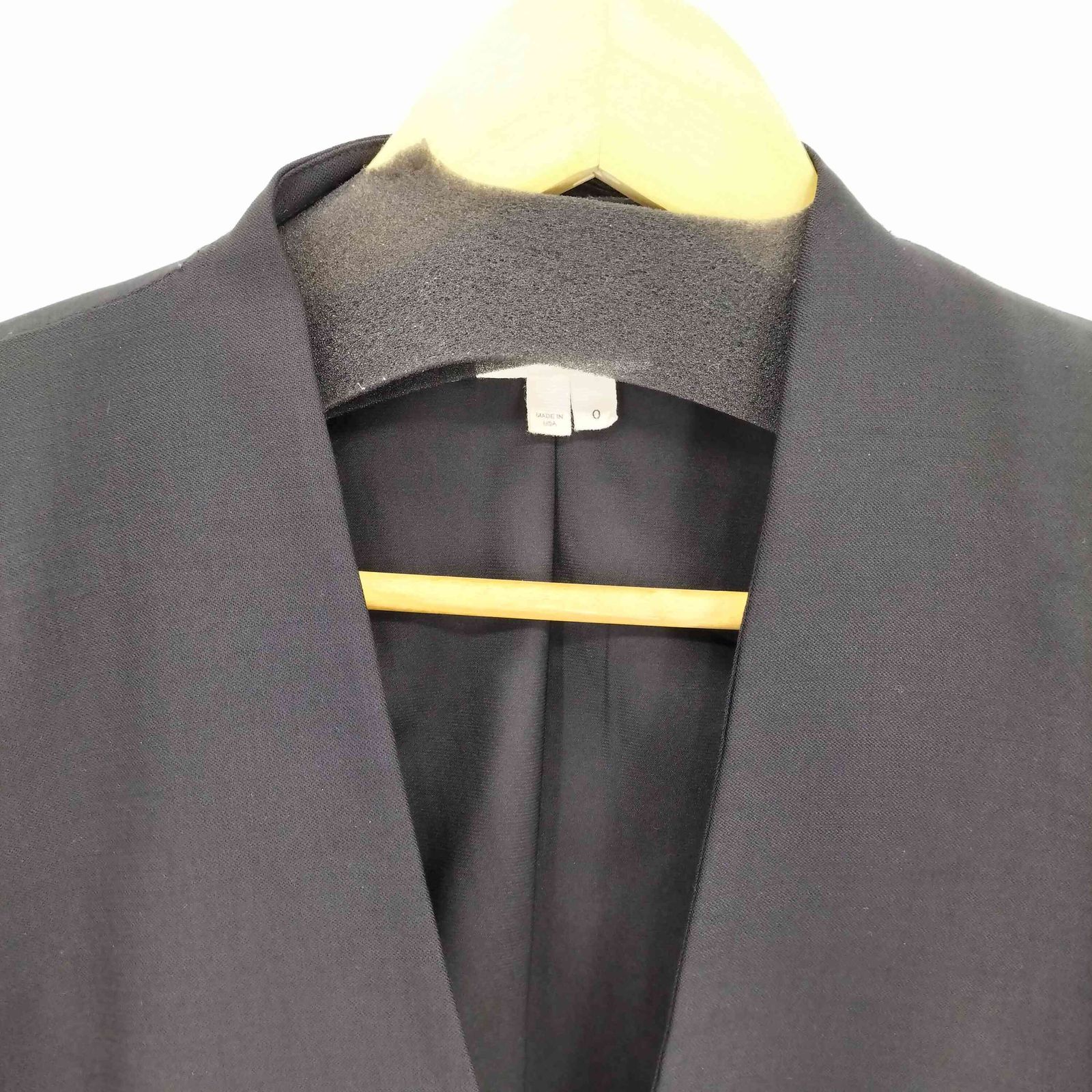 ※一時お値下げ　HELMUT LANG ノーカラー　ジャケット HELMUT LANG(ヘルムートラング) ノーカラージャケット 16