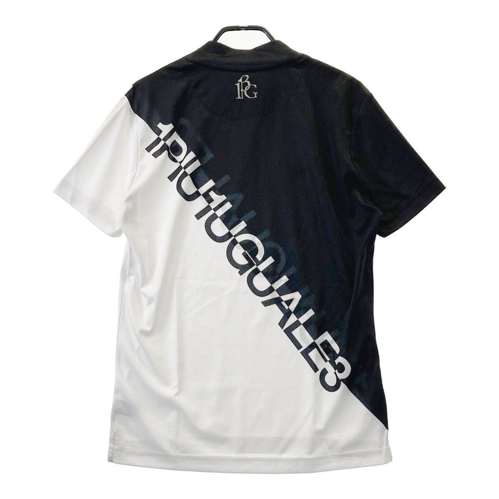 サイズ 5 1PIU1UGUALE3 GOLF ハイネック 半袖Tシャツ ロゴ バイ ブラック系 240101270024 ゴルフウェア メンズ ストスト