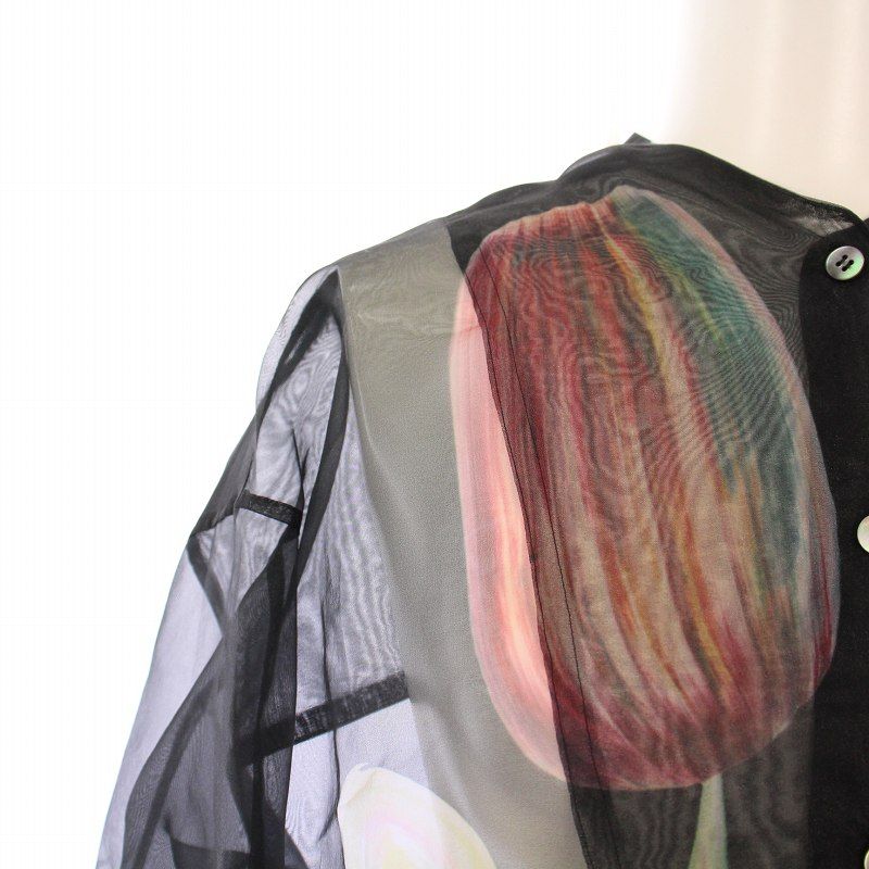 定価6.9万 新品 TELMA Printed Sheer Pullover テルマ TELMA Printed Sheer Pullover プリントシアープルオーバー