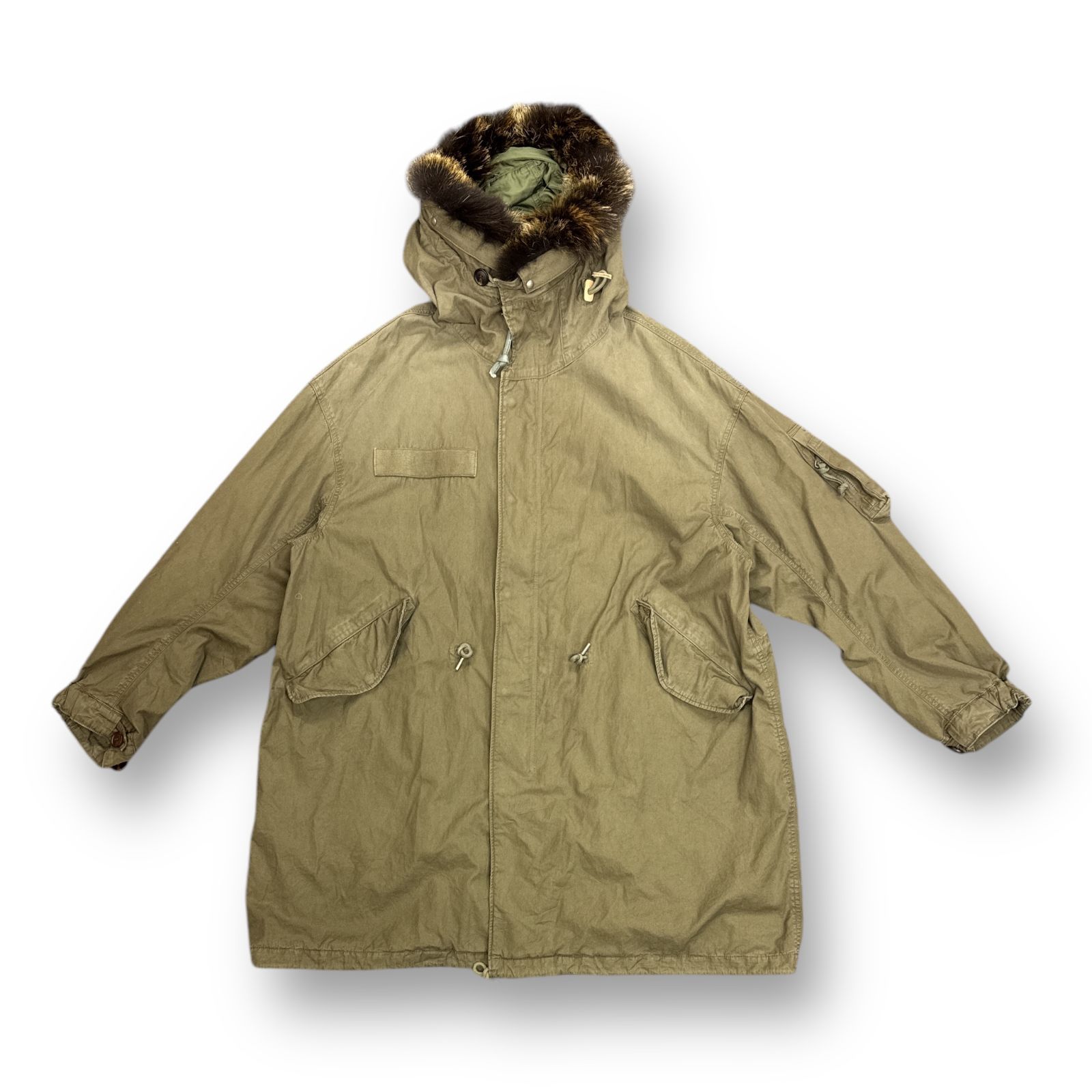 visvim 24AW SIX-FIVE FISHTAIL PARKA 65フィッシュテールパーカー フーディー コート ビズヴィム ヴィズイム ビズビム 0124205013005 カーキ 3 82143A5