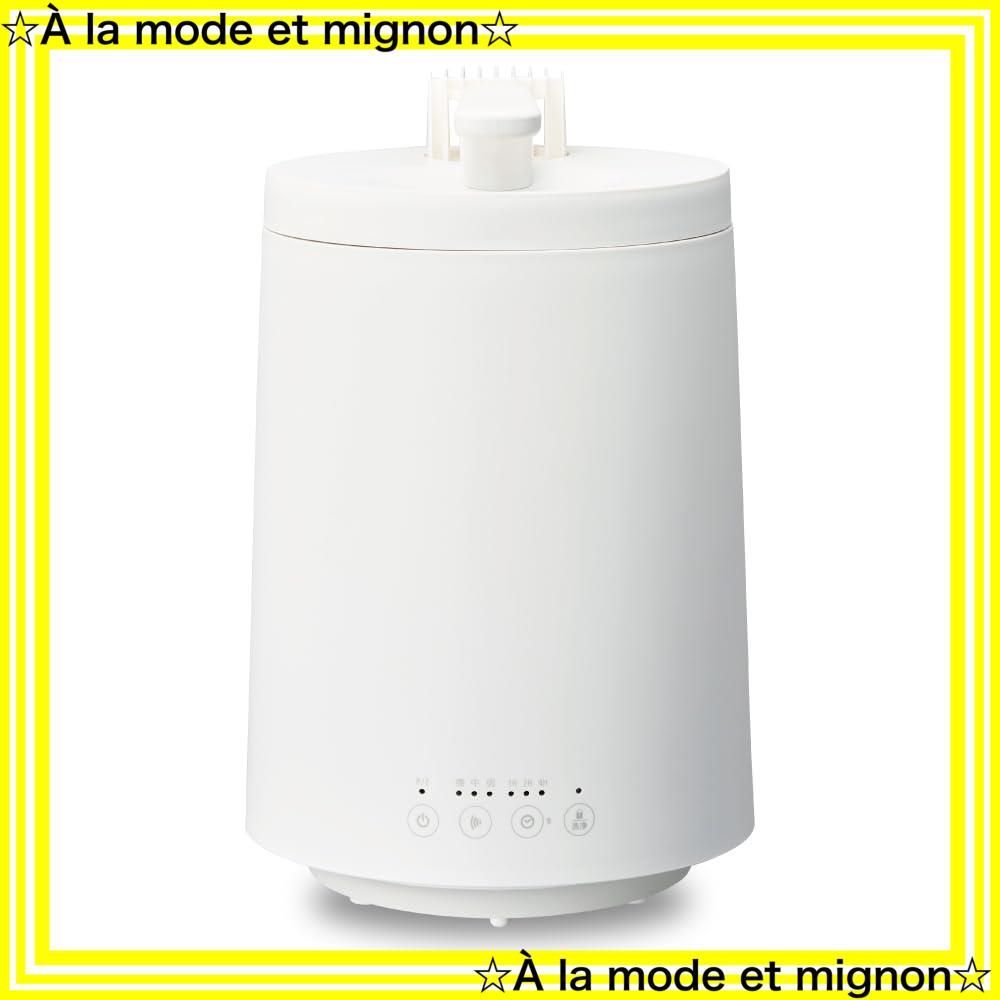 即日発送 スチーム式 加湿器 容量3L 木造10畳 プレハブ17畳 連続加湿時間5時間 加湿切替3段階 清潔な蒸気のスチーム加湿器 ドウシシャ 加湿量600ml|h 洗浄モード搭載 カンタン給水 mistone600S ホワイト