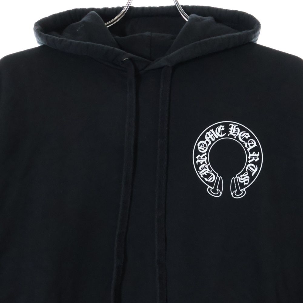 【CHROME HEARTS】 袖フローラル パーカー SWTSHRT PLVR クロムハーツ SWTSHRT PLVR 袖フローラルバックホースシュー