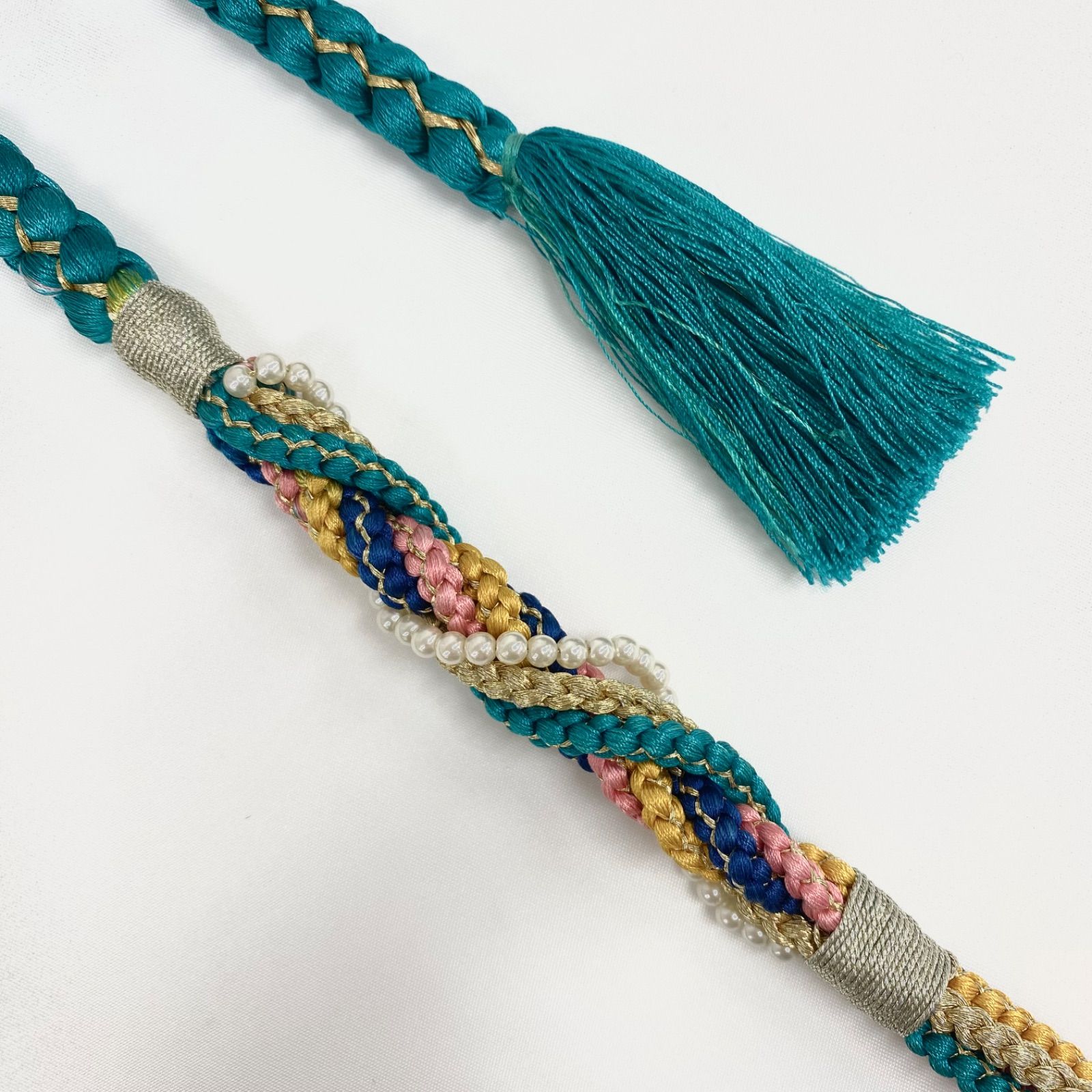 振袖用帯締め 飾り付き