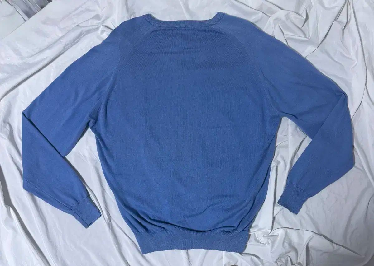 90s 00s LLBean コットンニットセーター ネイビー L L.L.Bean L/古着 エルエルビーン LLBEAN 長袖 セーター メンズ