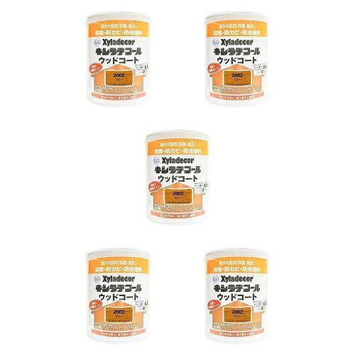 ＫＡＮＳＡＩ 水性ＸＤウッドコートＳ ピニー ０．７Ｌ 5缶セット