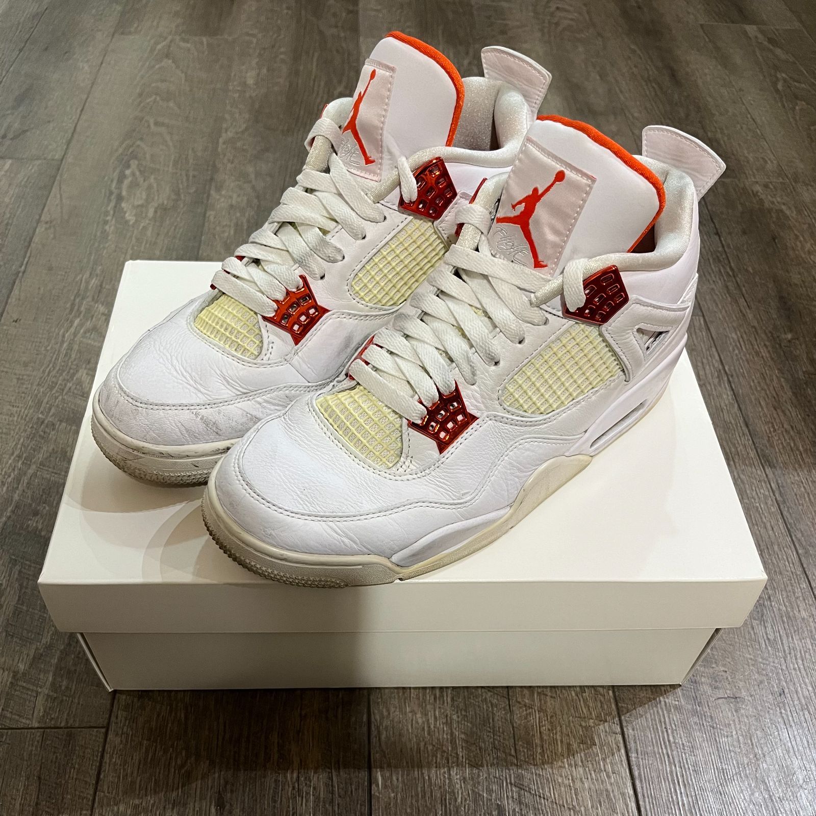 NIKE AIR JORDAN 4 RETRO METALLIC PACK TOTAL ORANGE トータル 