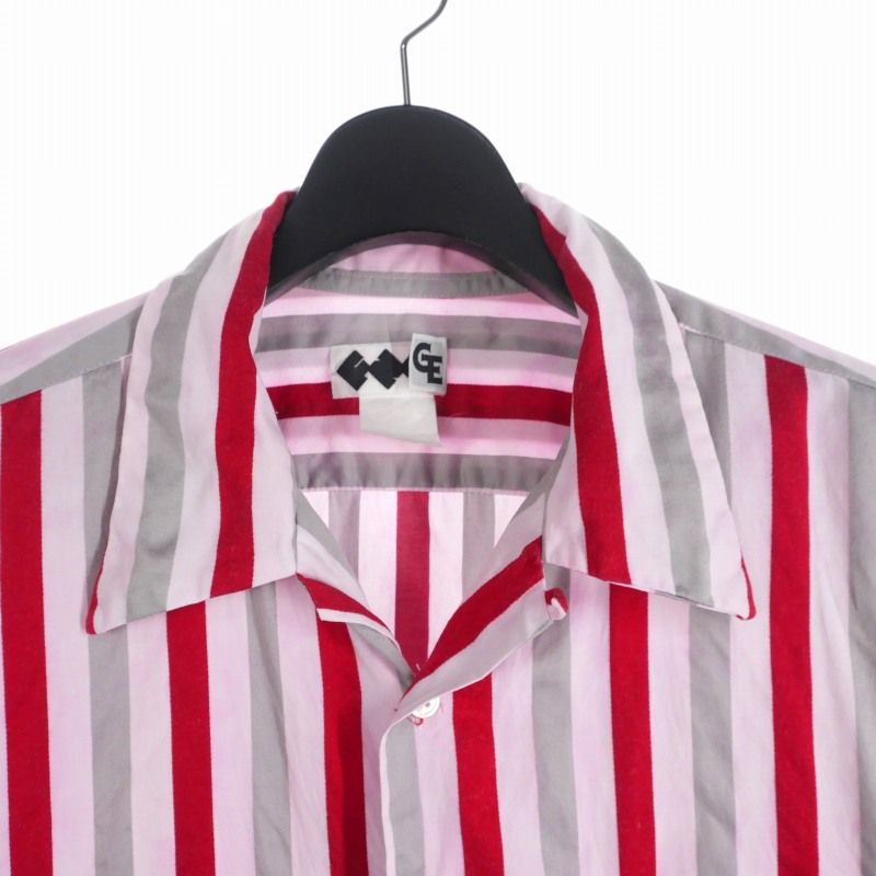 FINESSE GOODENOUGH 長袖シャツ グッドイナフ GOODENOUGH FINESSE フィネス ストライプ オープン
