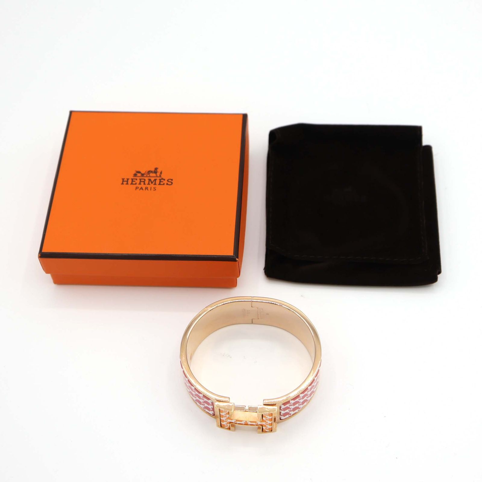 未使用 HERMES エルメス ブレスレッド クリッククラックPM Cheval 