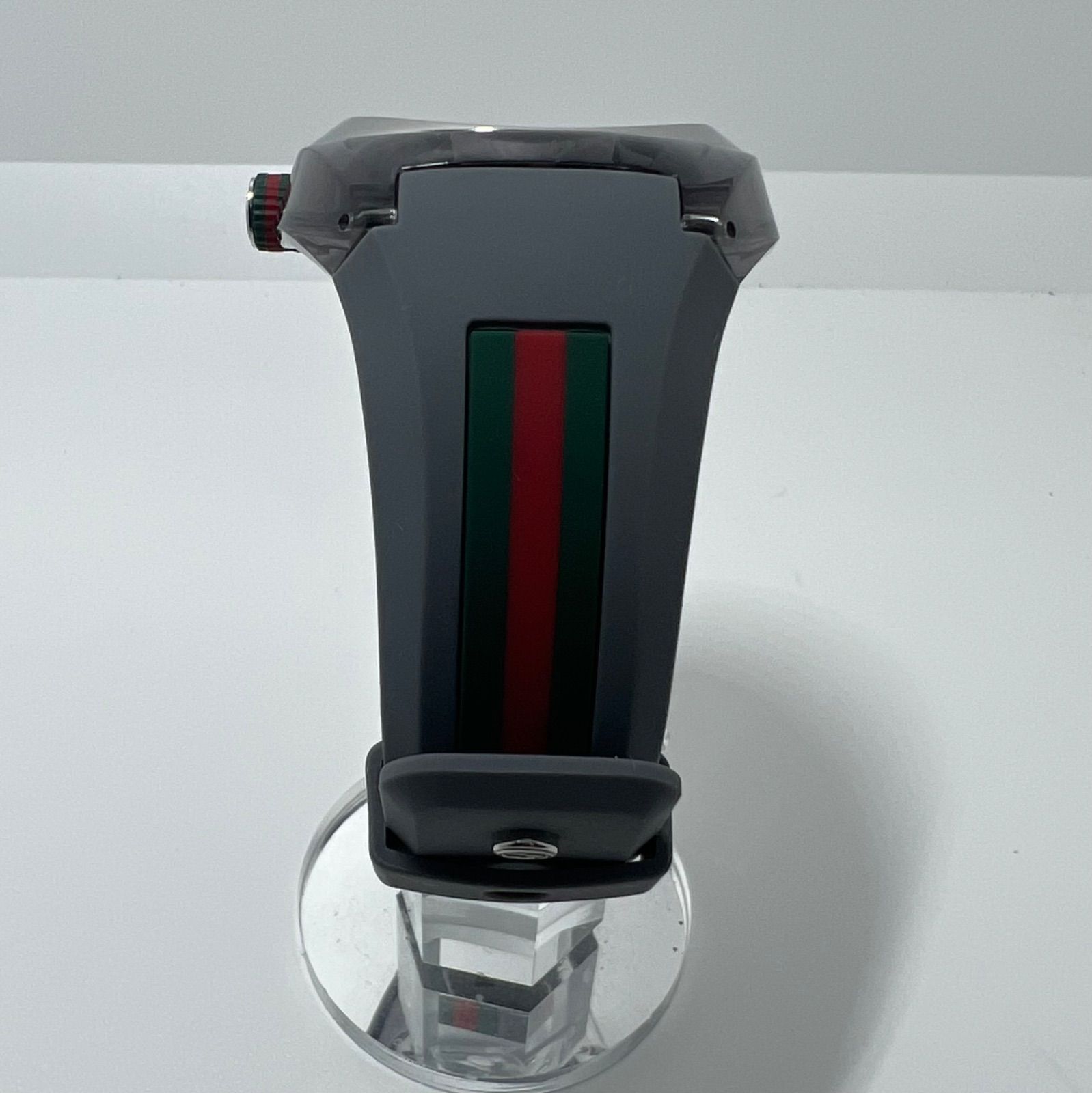 極美品] GUCCI ブラックラバーベルト 時計137.1