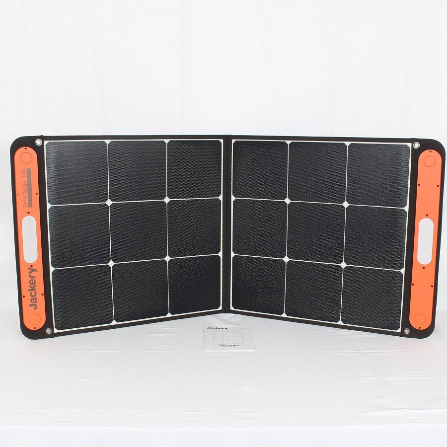 Jackery solarsaga100 JS-100C ソーラーパネル 100W 折りたたみ式 ソーラーチャージャー ジャクリ 本体