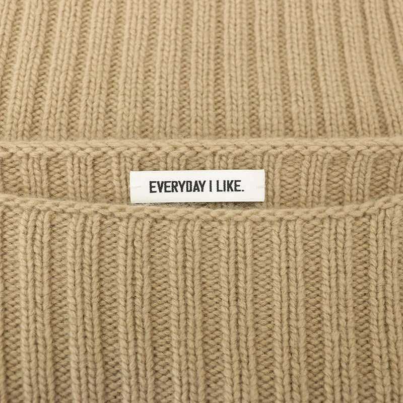 未使用 22SS EVERYDAY I LIKE. エブリデイアイライク ドゥーズィエムクラス シルクリネン ワイド プルオーバー ニット F ホワイト レディース 古着 中古 EVERYDAY I LIKE. 未使用 22SS エブリデイアイライク