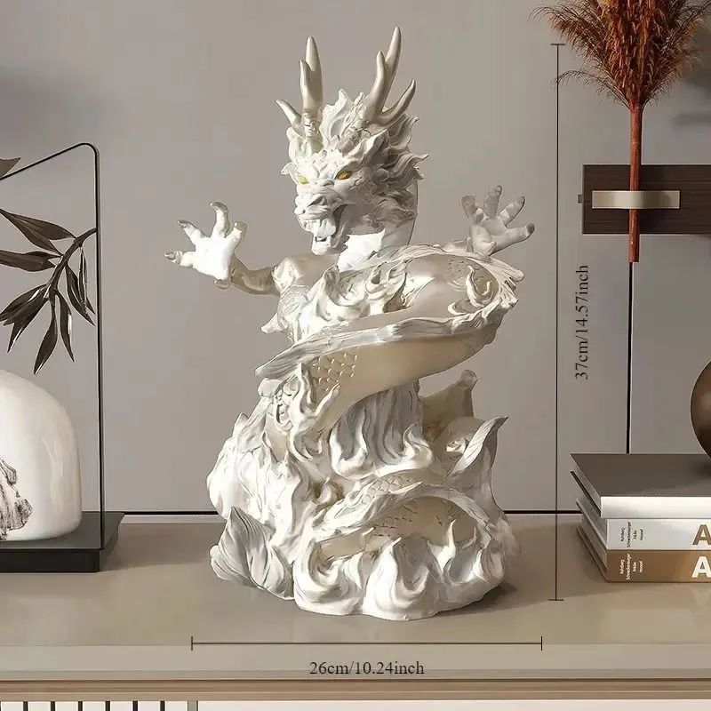 樹脂製龍の彫刻 竜の彫刻 龍のオブジェ 竜のオブジェ 龍の置物