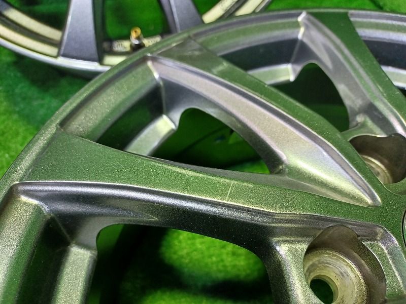 社外 ホットスタッフ エクシーダ ﾉｱ ｳﾞｫｸｼｰ ホイール アルミ ガンメタ 15インチ 6J 5穴 4本 114.3 53