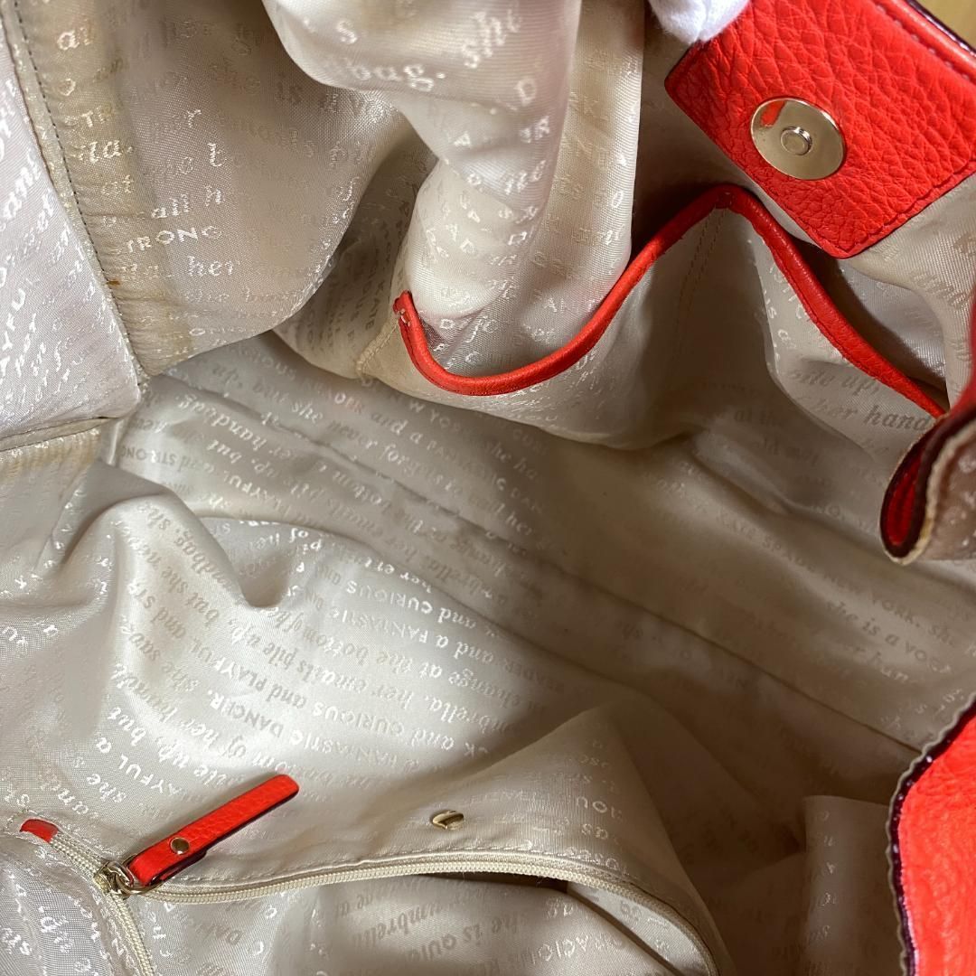 kate spade new york 赤 未使用に近い - メルカリ 