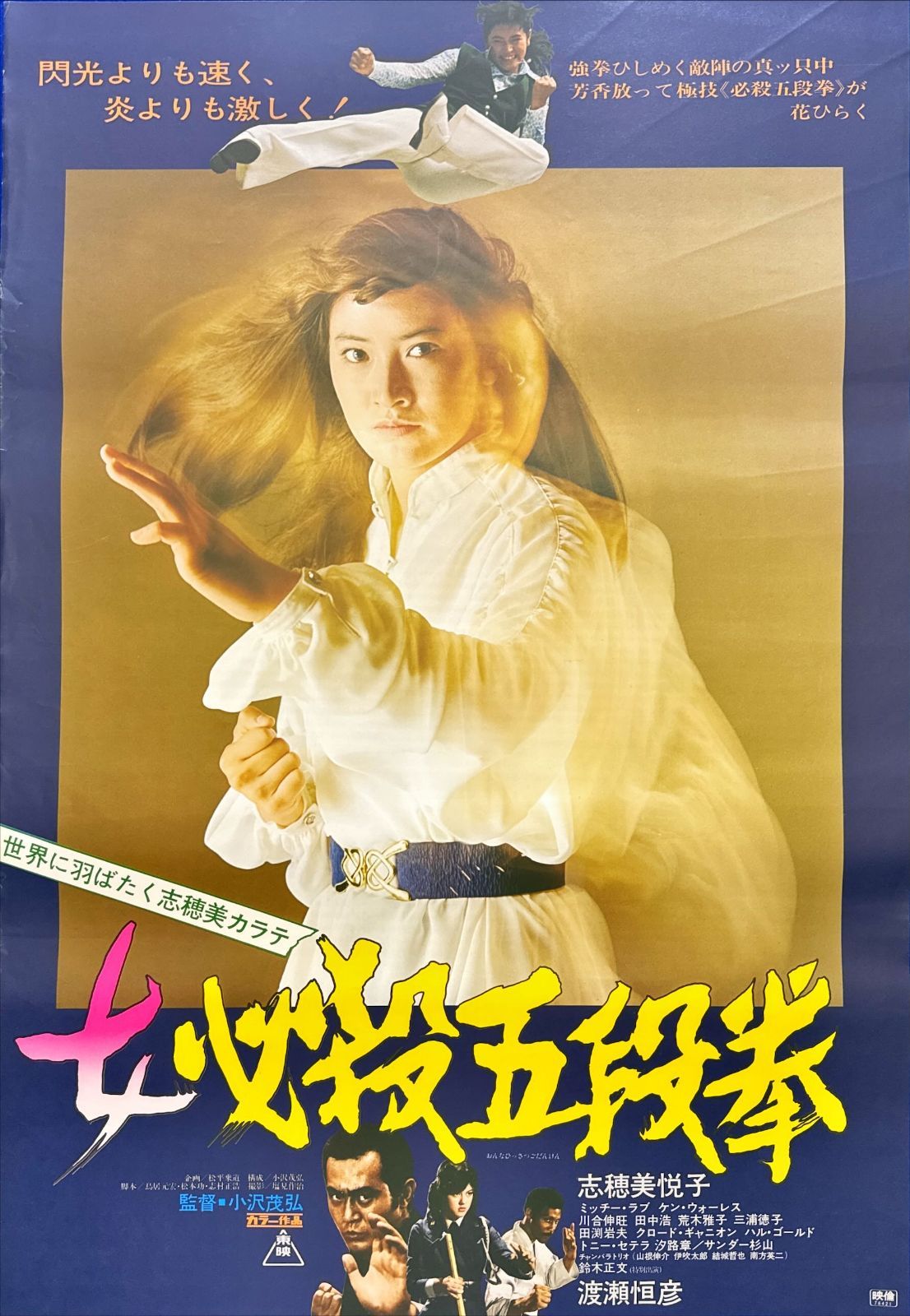 pq 女必殺五段拳 映画オリジナルB2判ポスター pq06134