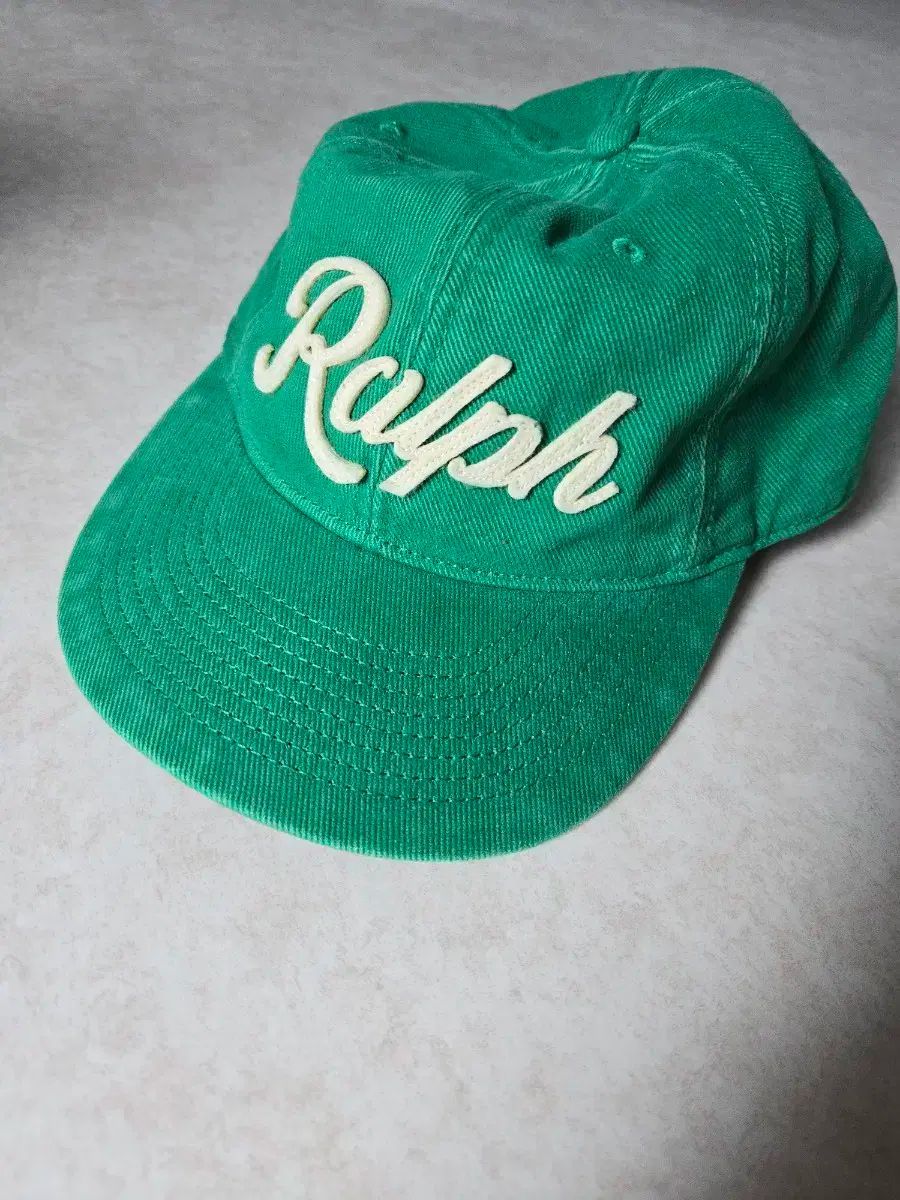 POLO Ralph Lauren ポロ ラルフ ローレン アップリケ ボールキャップ グリーン テクマン 離乳した 新しい 商品