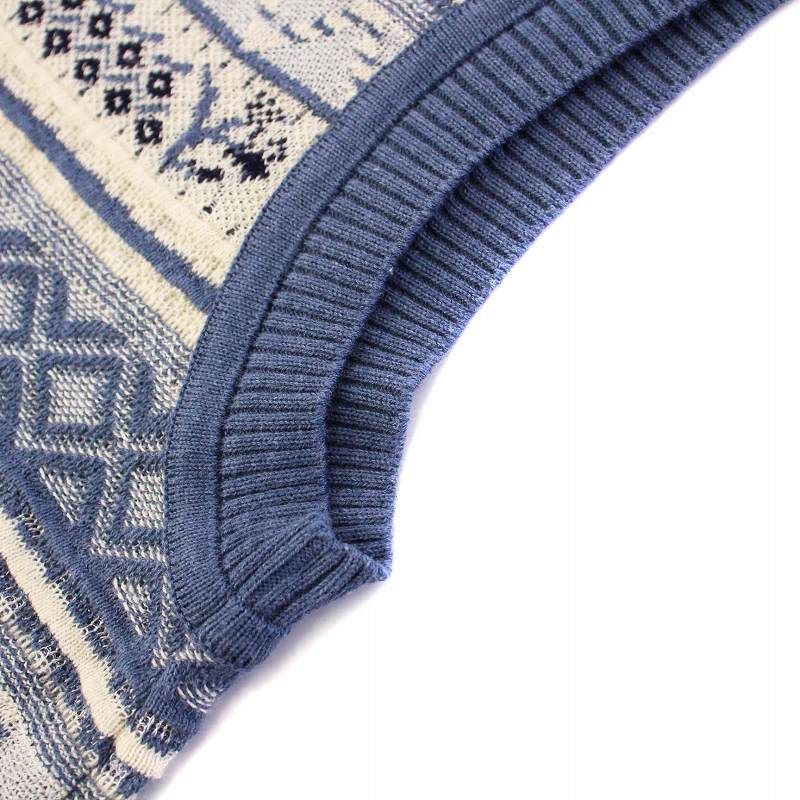 マメクロゴウチ ジャガードニットベスト Mame Kurogouchi マメクロゴウチ ジャガードニットベスト Mame