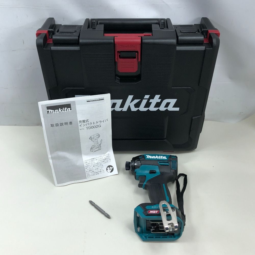 MAKITA マキタ 締め付け工具 インパクトドライバ 本体とケースのみ TD002G ブルー
